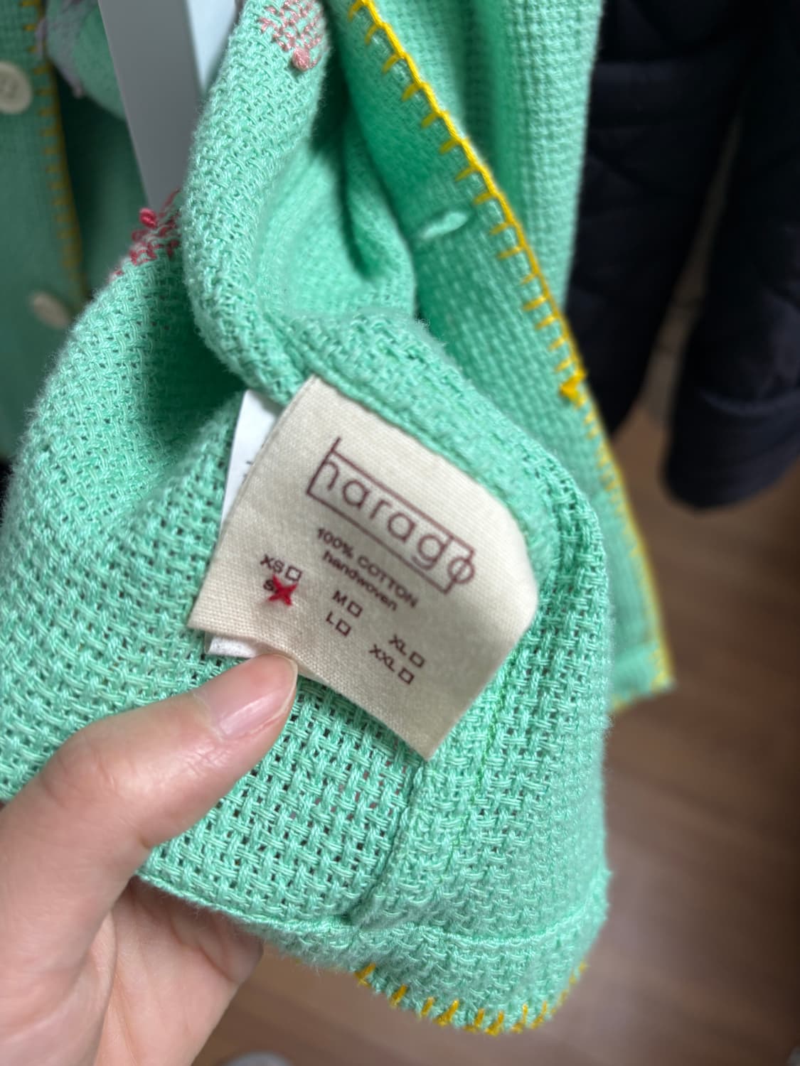 Harago 니트 반팔 셔츠 상품이미지4