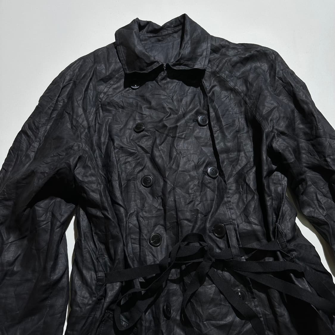 폴스미스 코티드 라미 더블 트렌치 코트 상품이미지4