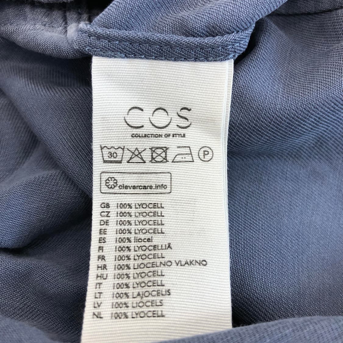 COS 코스 리오셀 100% 가먼트 원피스셔츠 36 상품이미지6