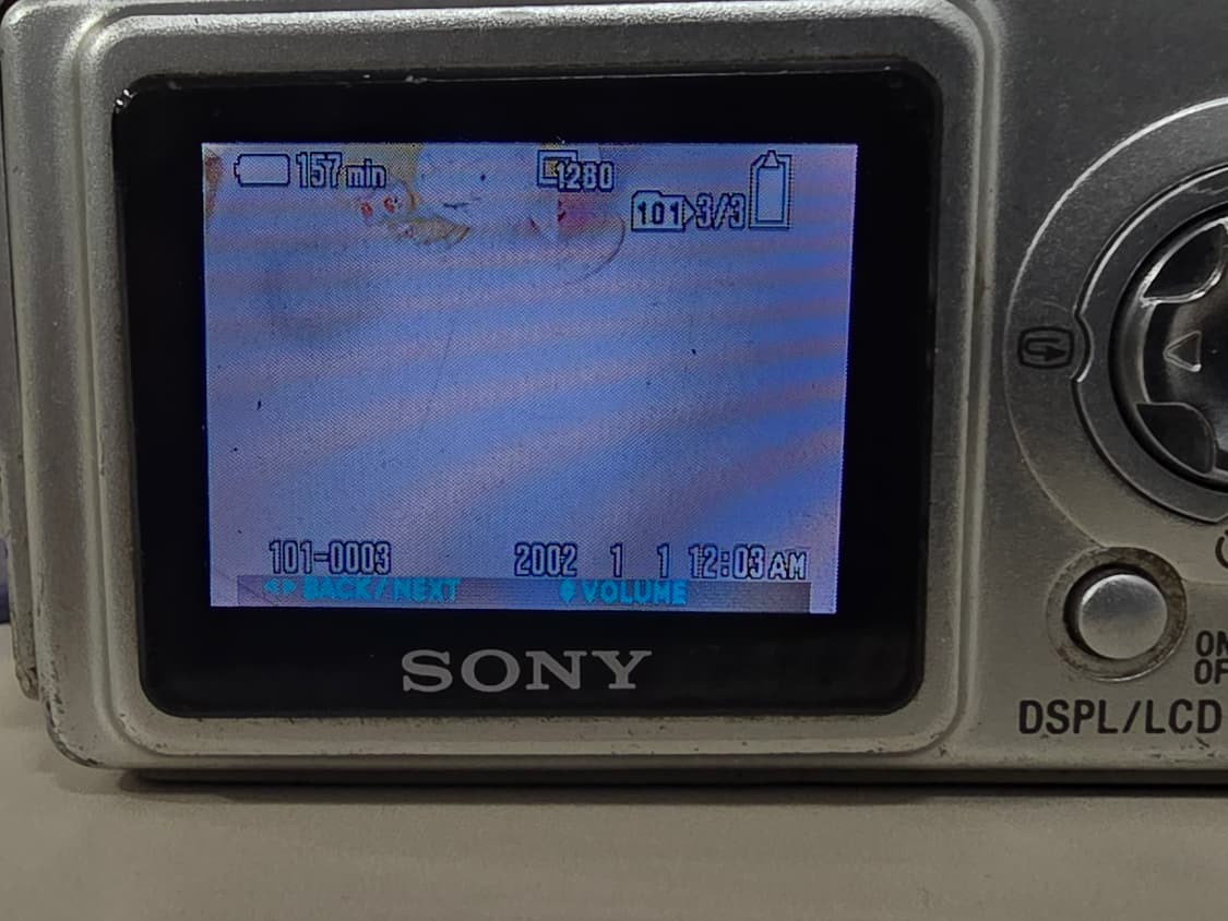 소니 사이버샷 DSC-F77(하자) 빈티지 디지털카메라 상품이미지8