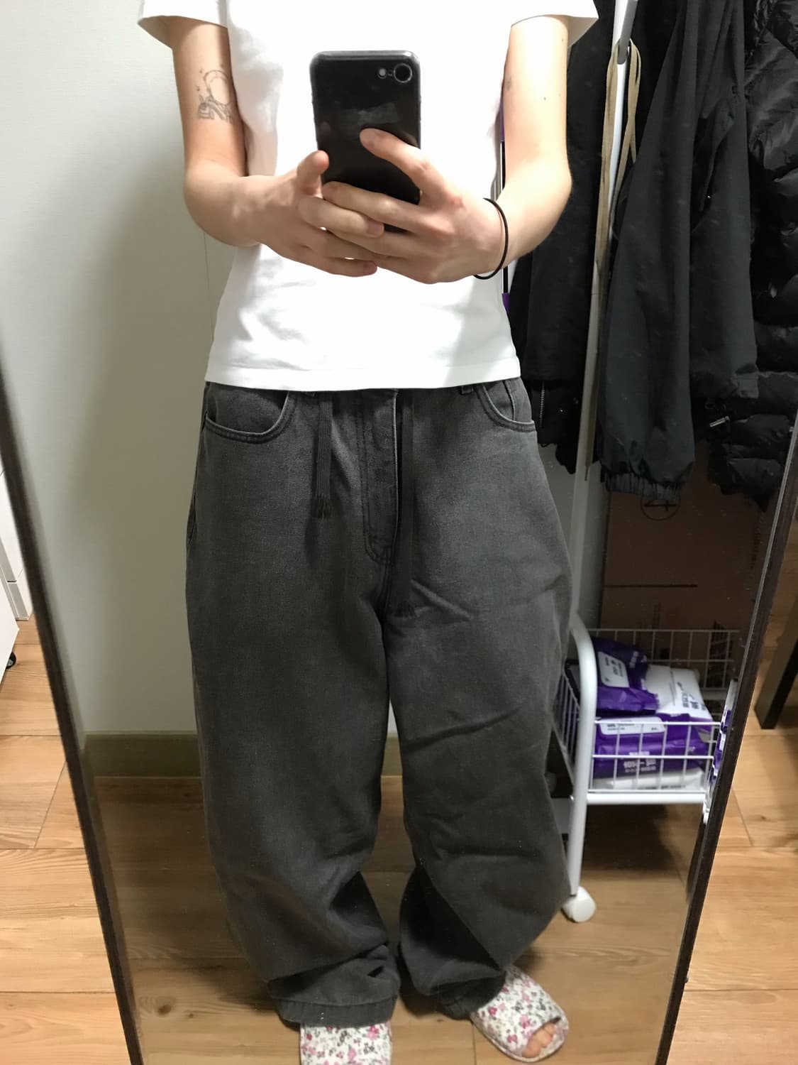 초코브라운 팬츠 상품이미지1