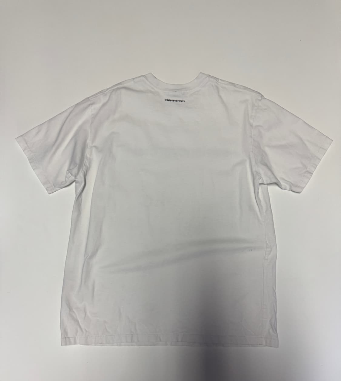 디스이즈네버댓 스펠아웃 화이트 반팔 티셔츠 M 상품이미지2
