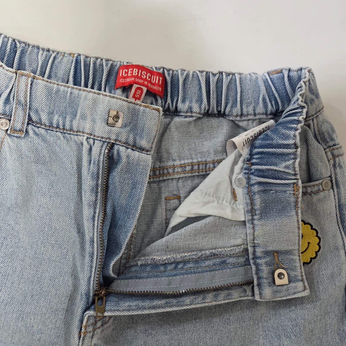 아이스비스킷 키즈 데님 반바지 155  상품이미지4