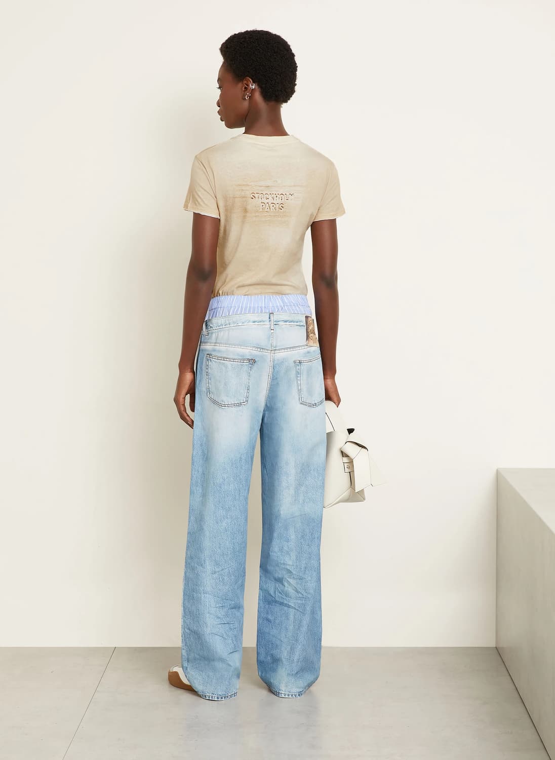 [S,M]아크네스튜디오 샌드 로고 티셔츠 상품이미지2