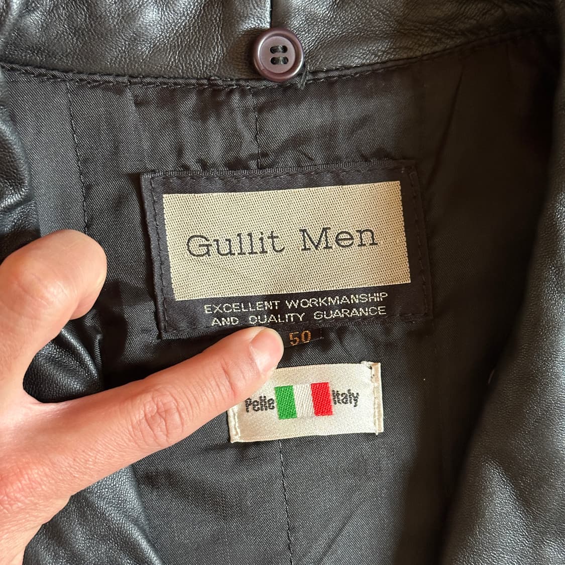 Gullit men italy sheep-skin leather coat 상품이미지7