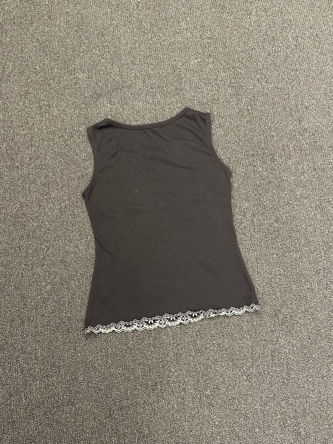 M)Japanese vintage 여성 브라운 자수 나시 상품이미지7