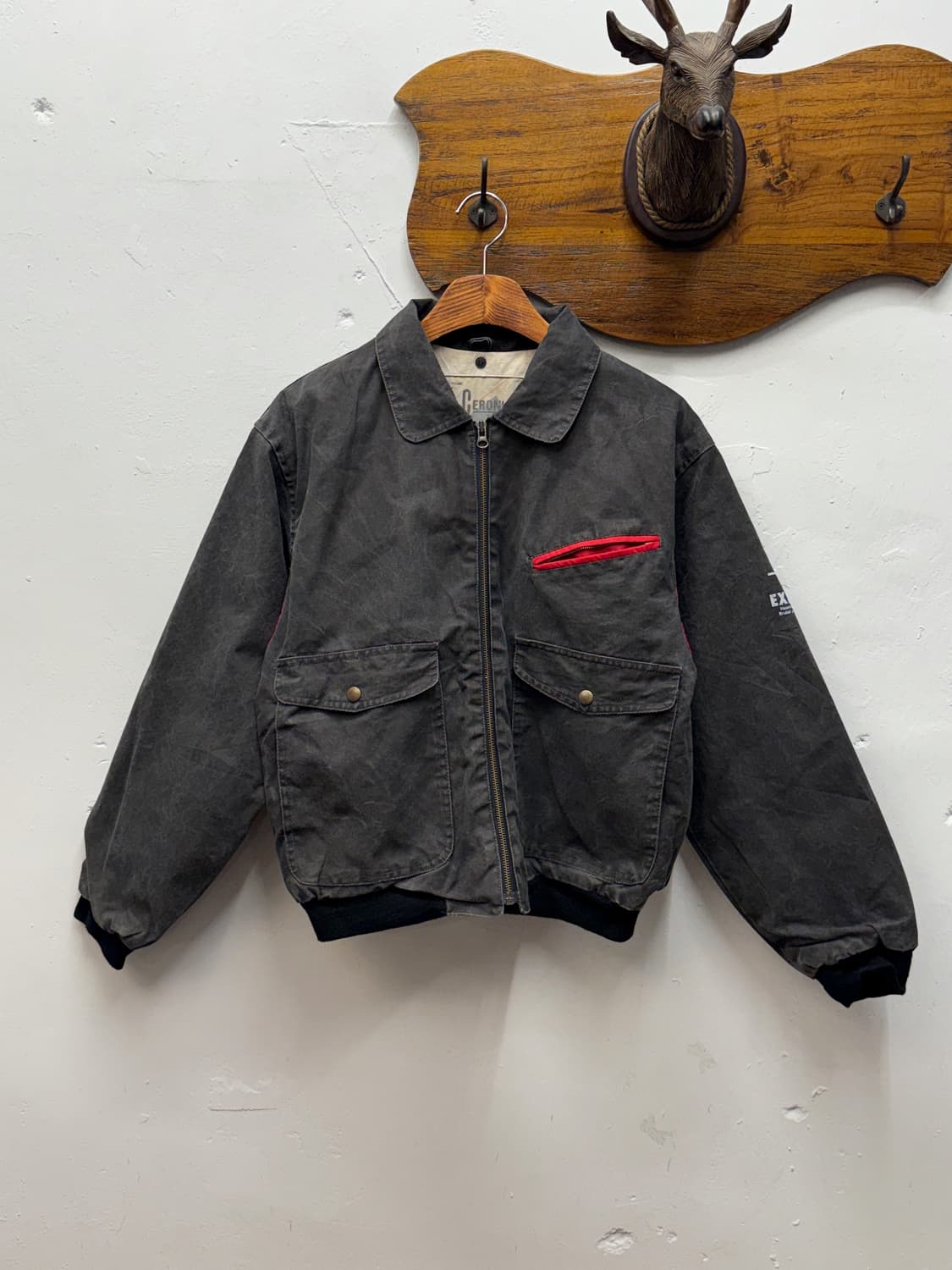 90s Ceronias The Men Faded Trucker Jacke 상품이미지1