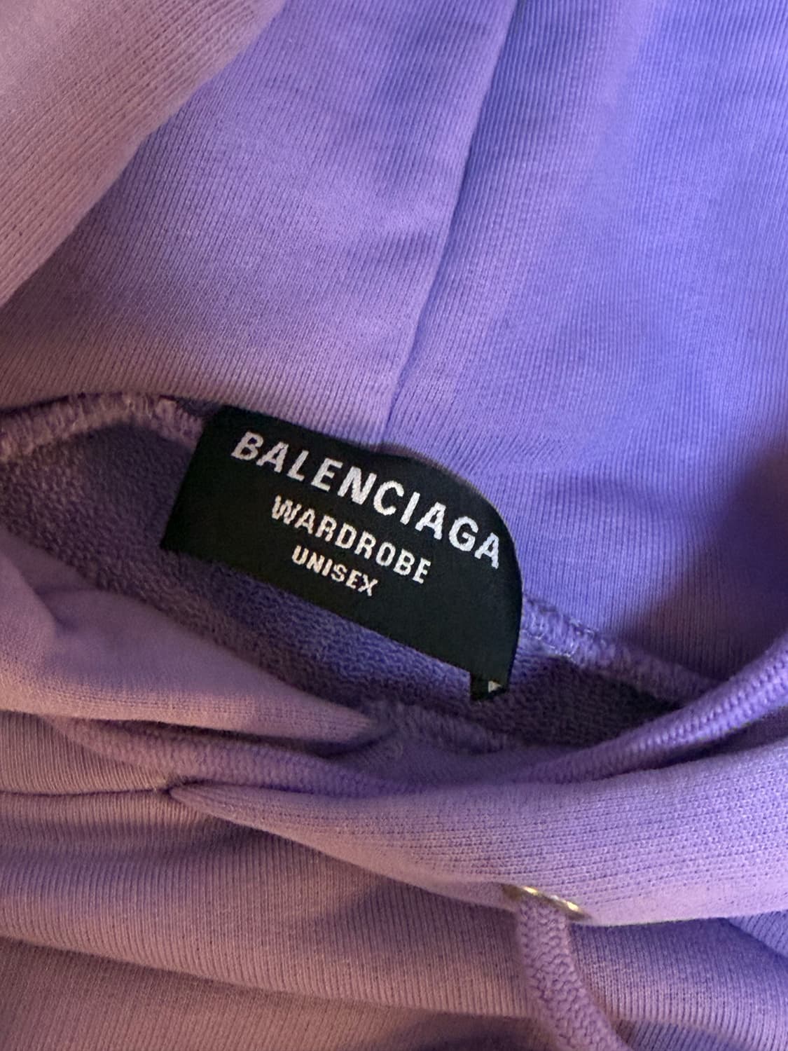 발렌시아가 웨이브 로고 후드티 XL 상품이미지3