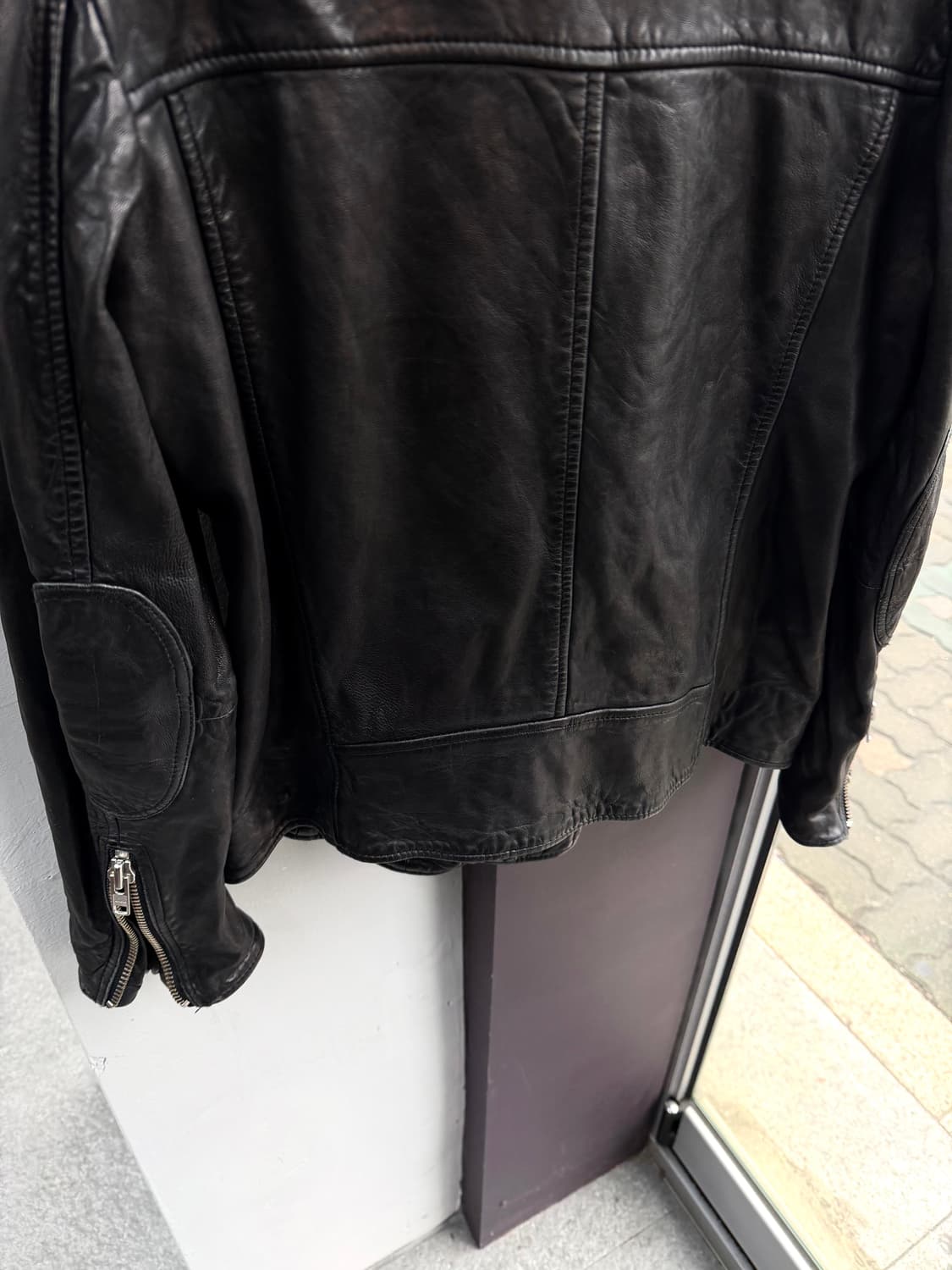 38/ 이자벨마랑 램스킨 라이더 레더 자켓 상품이미지7