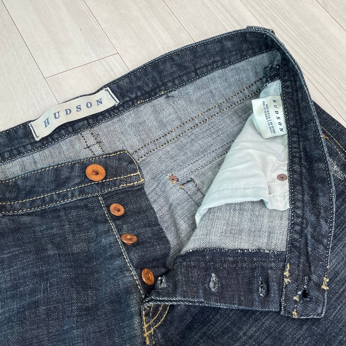 허드슨 40인치 빅사이즈 데님 청바지 (Made in USA) 상품이미지4