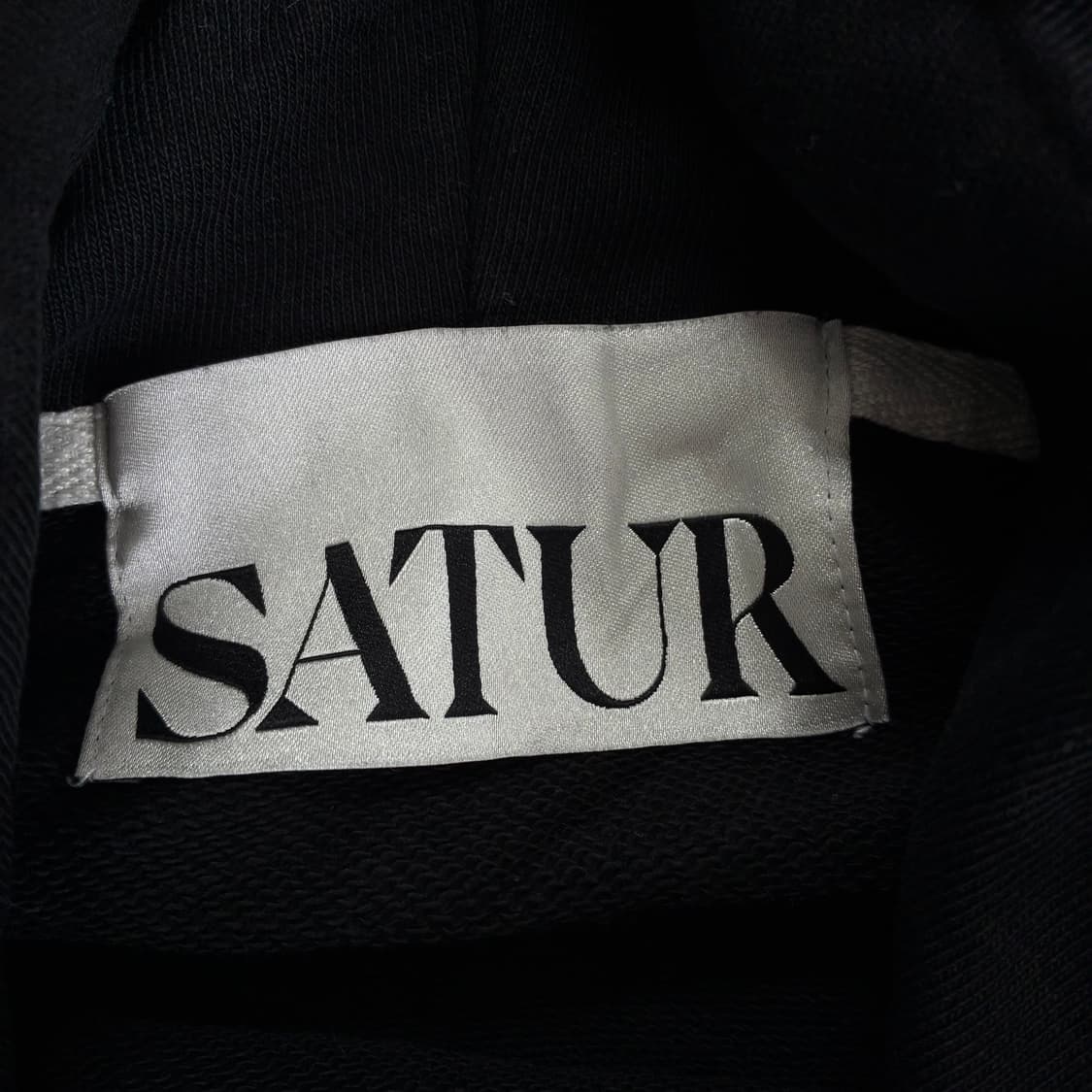 Satur  새터 본보야지 블랙 후드티 상품이미지5