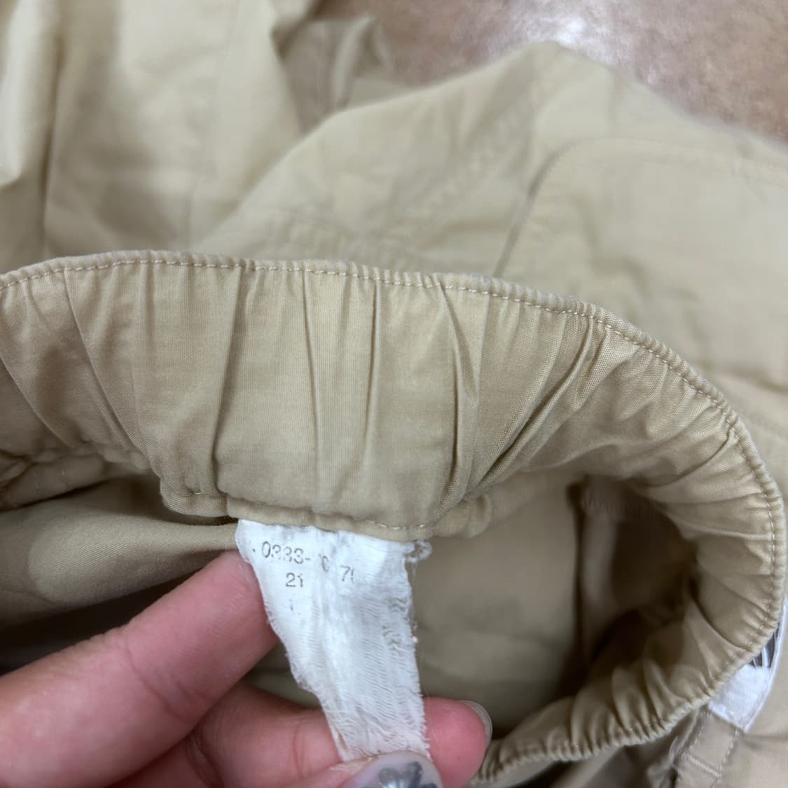 [정품] 반스 베이지 카고 버뮤다팬츠 상품이미지5
