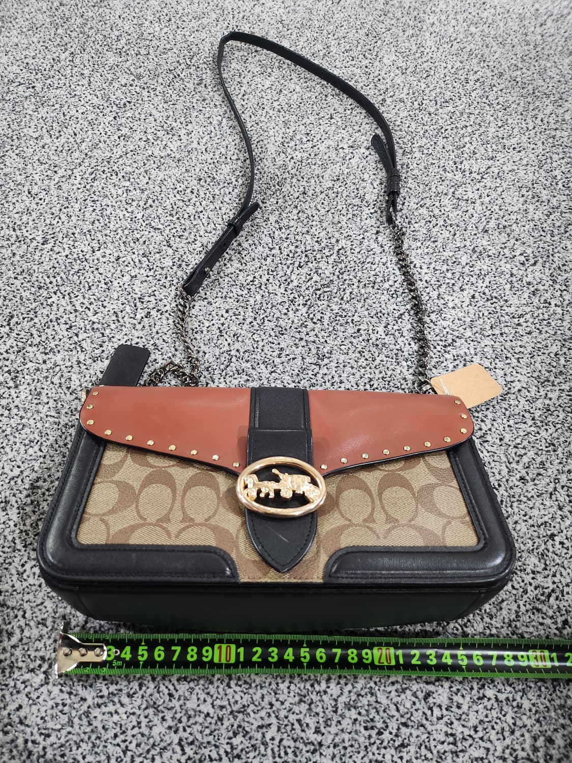 코치 조지 시그니처 캔버스 숄더백  상품이미지5