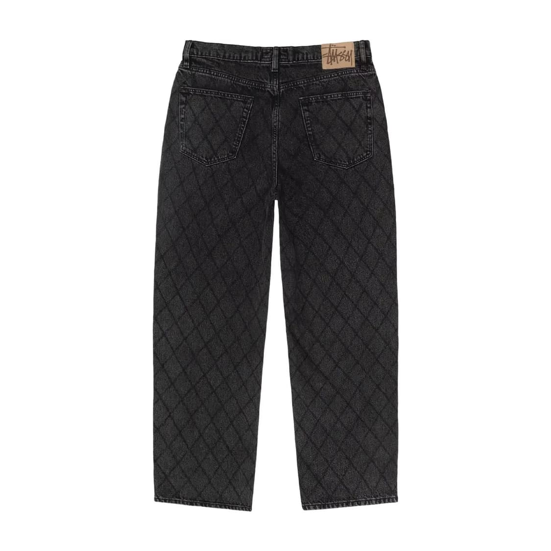 [30] 스투시 빅OL 퀼티드 데님 블랙 청바지 상품이미지2