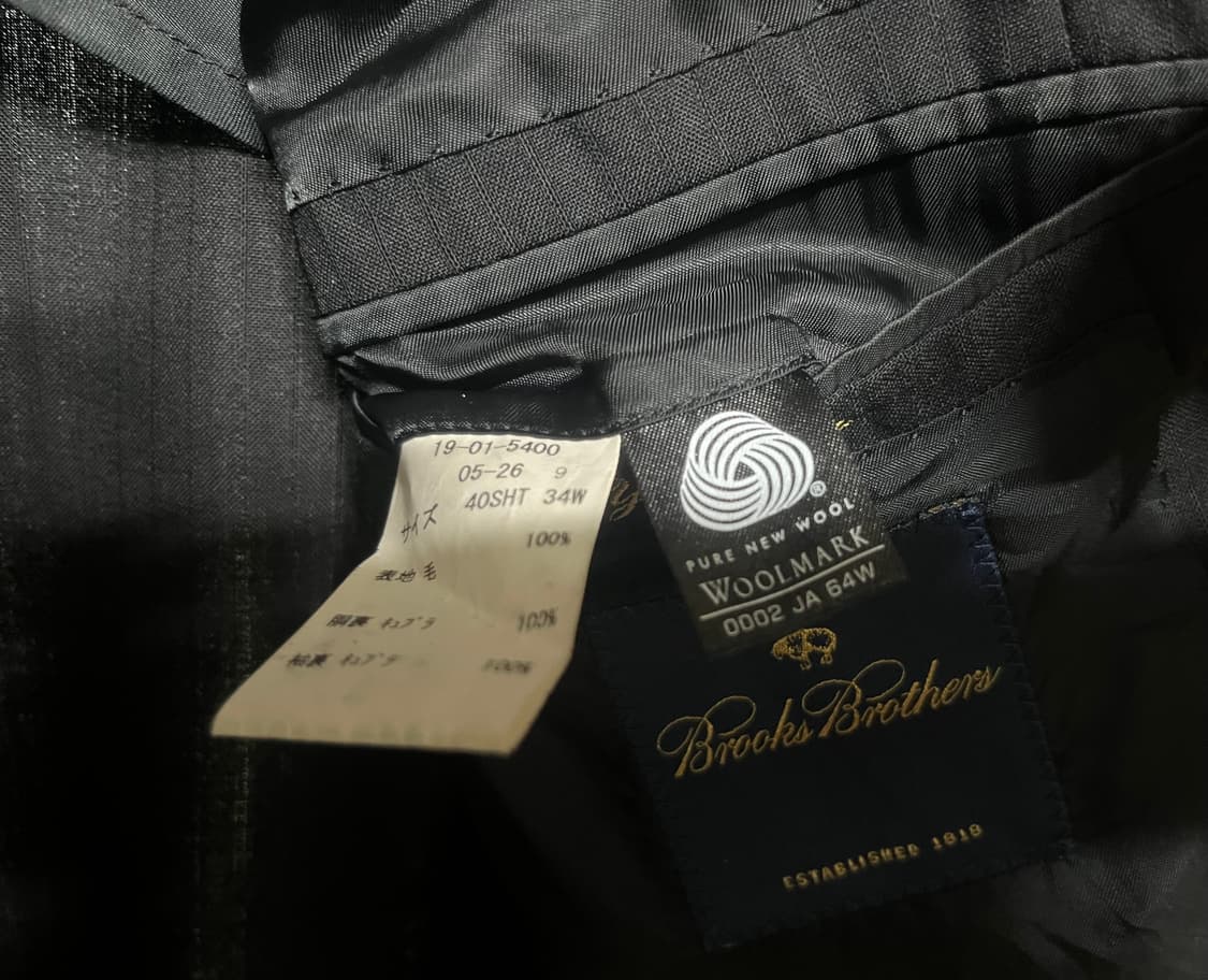 [M]브룩스브라더스 울 스트라이프 블레이저 상품이미지5