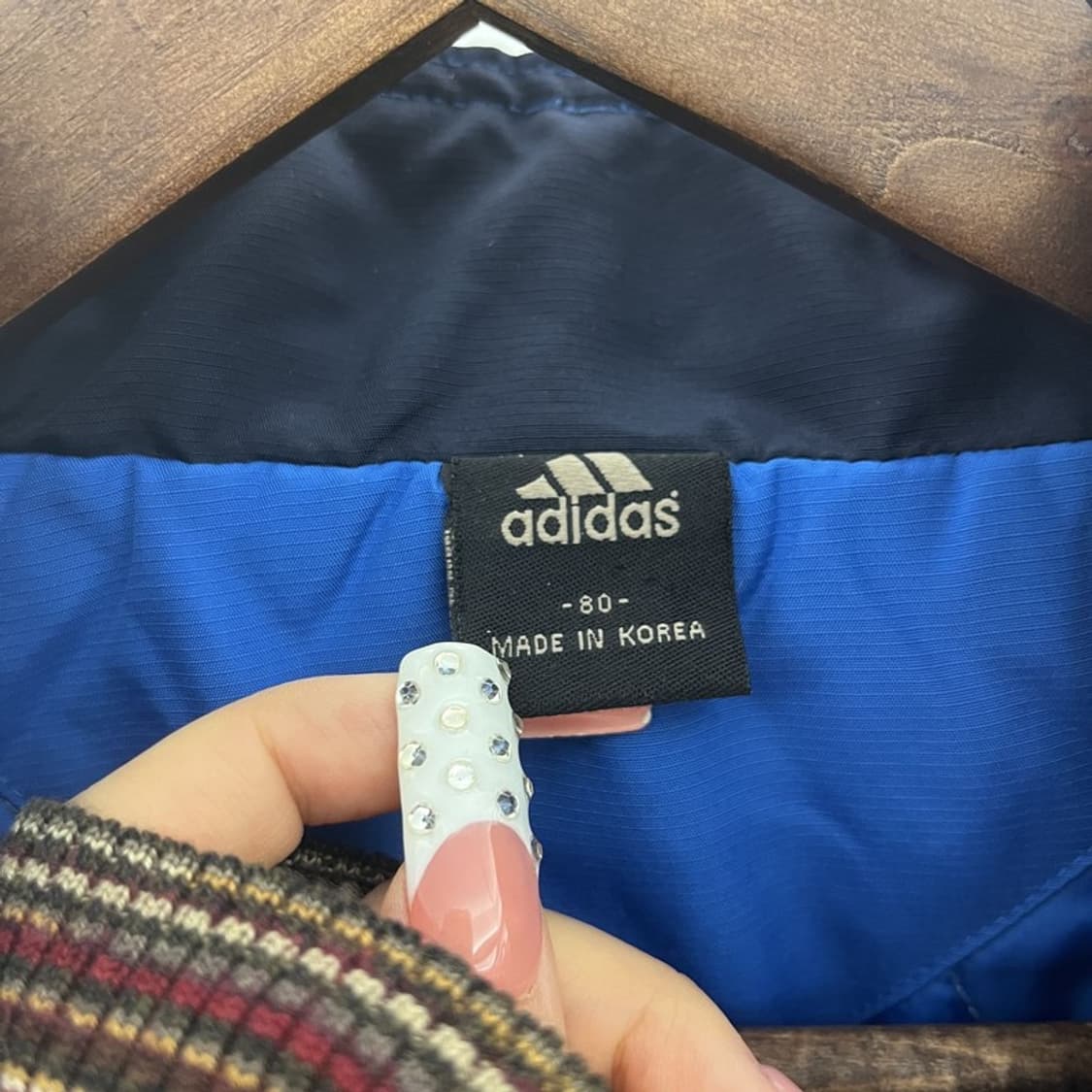 아디다스 레트로 스포티 빈티지 바람막이 자켓 80 C10224 상품이미지5