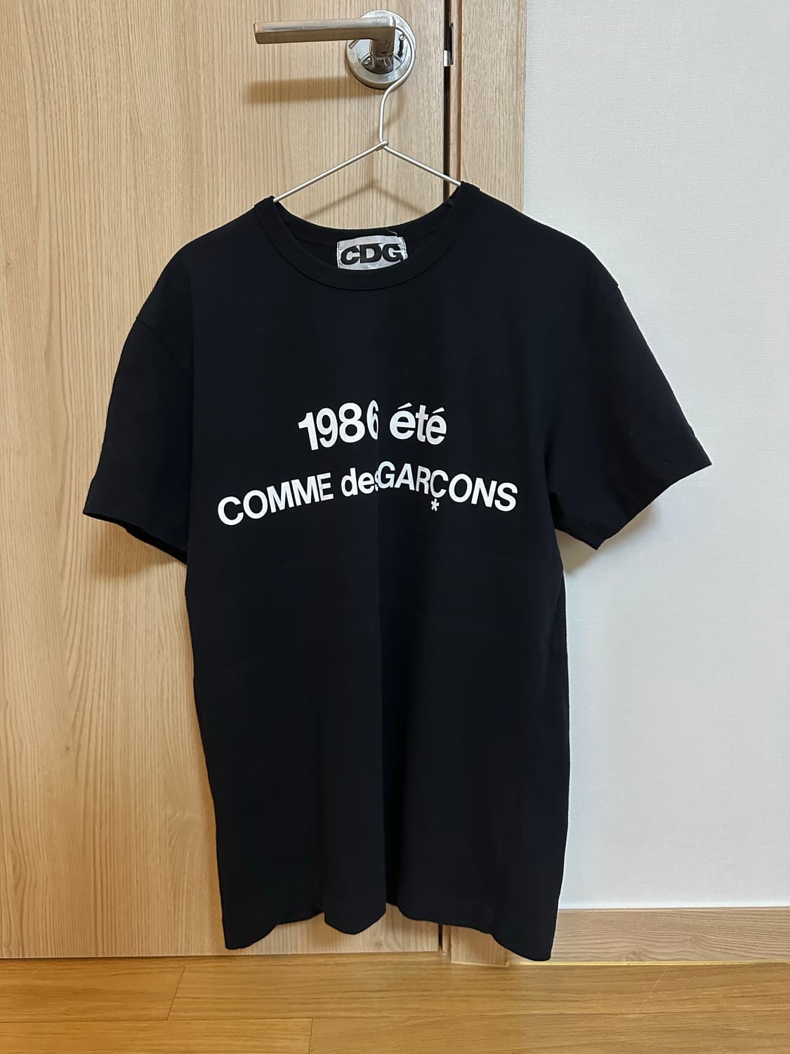 꼼데가르송 cdg 1986 반팔 티셔츠 블랙 상품이미지1