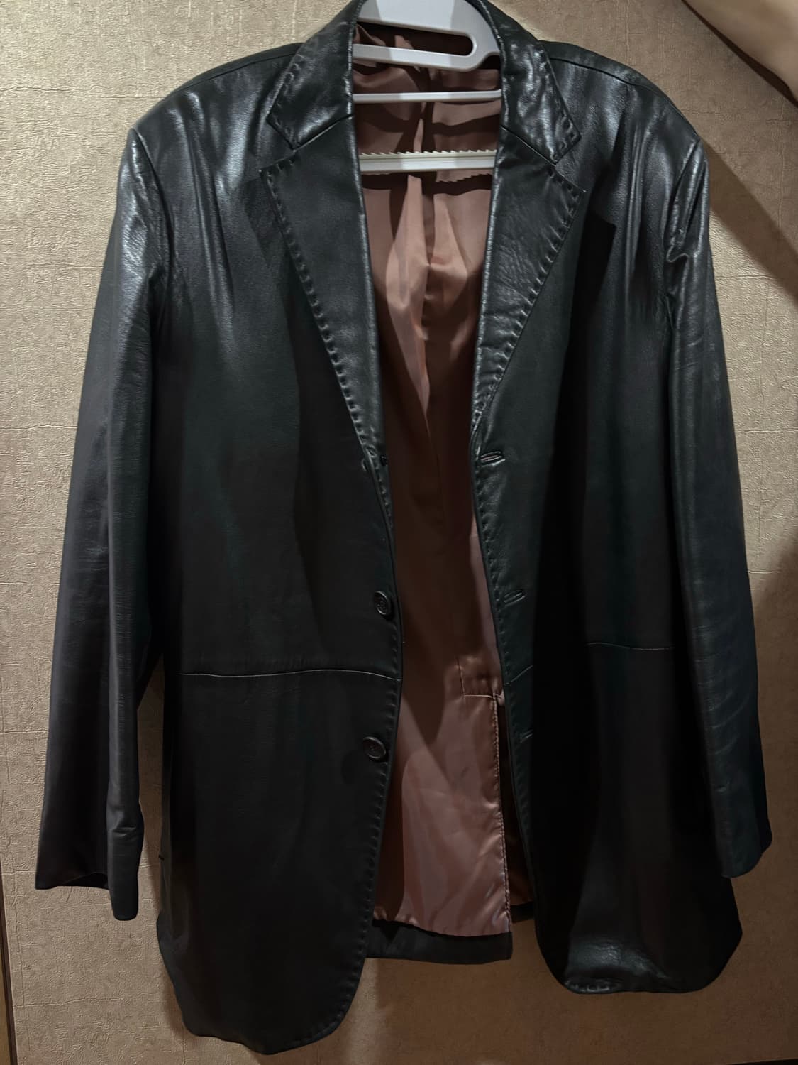 빈티지 레더 블레이저 상품이미지1