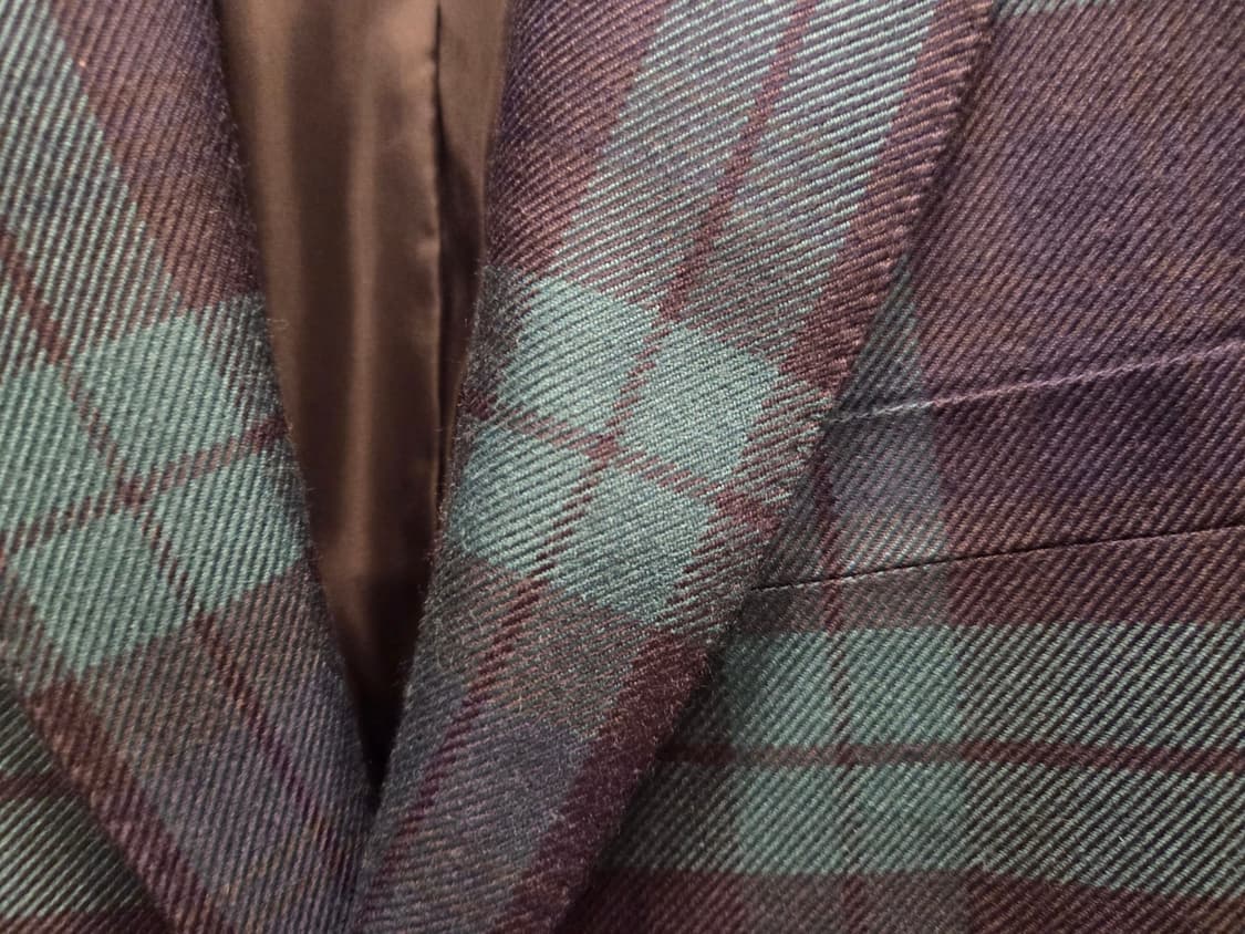 발렌티노 블랙와치 테일러드자켓 상품이미지3