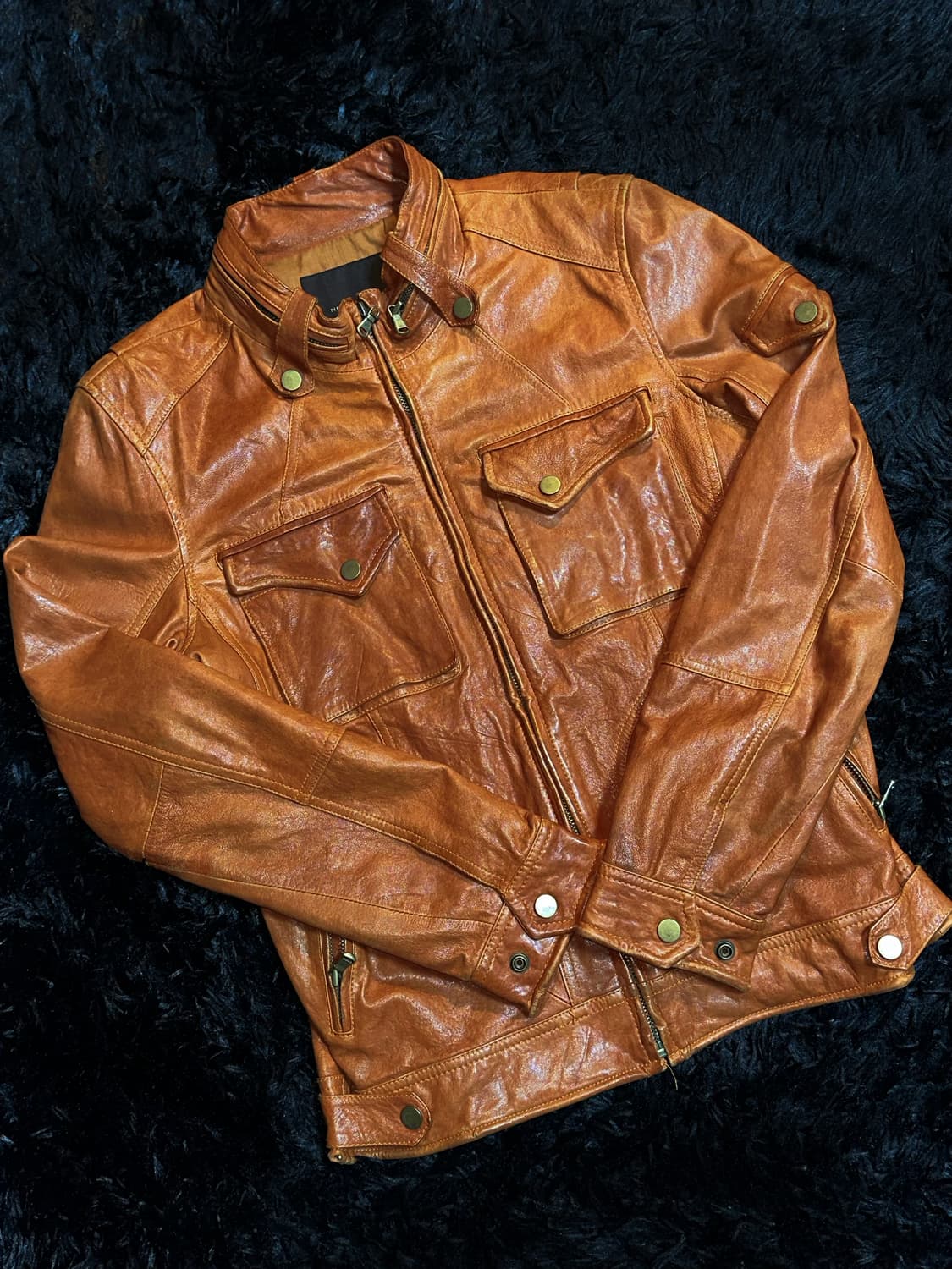 North Beach sheepskin jacket 상품이미지1