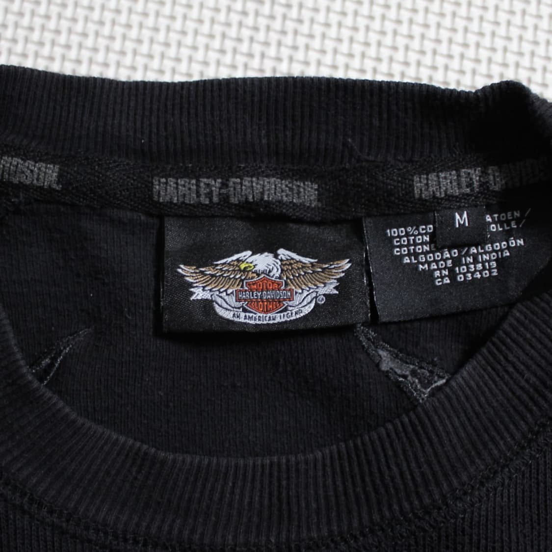 Harley-Davidson 할리 데이비슨 앤틀러 실드 로고 맨투맨 상품이미지4