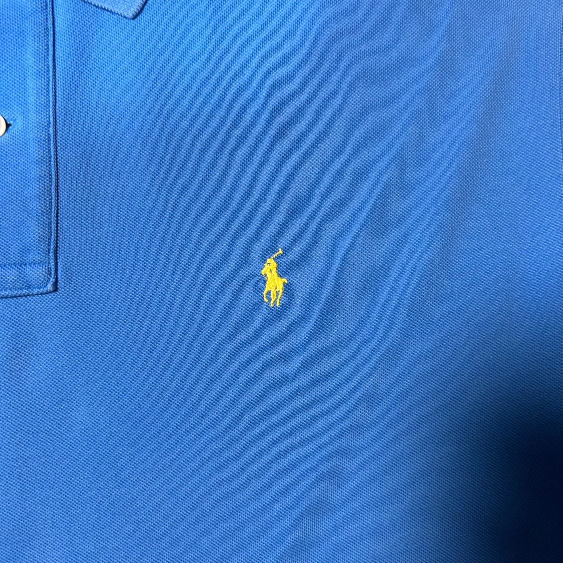 [2XL] 폴로 랄프로렌 스카이 블루 포니 로고 카라 반팔 상품이미지2