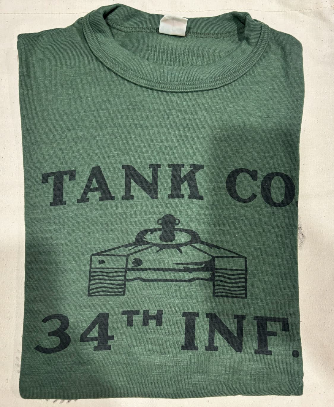 웨어하우스 TANK CO 그린 티셔츠 상품이미지2