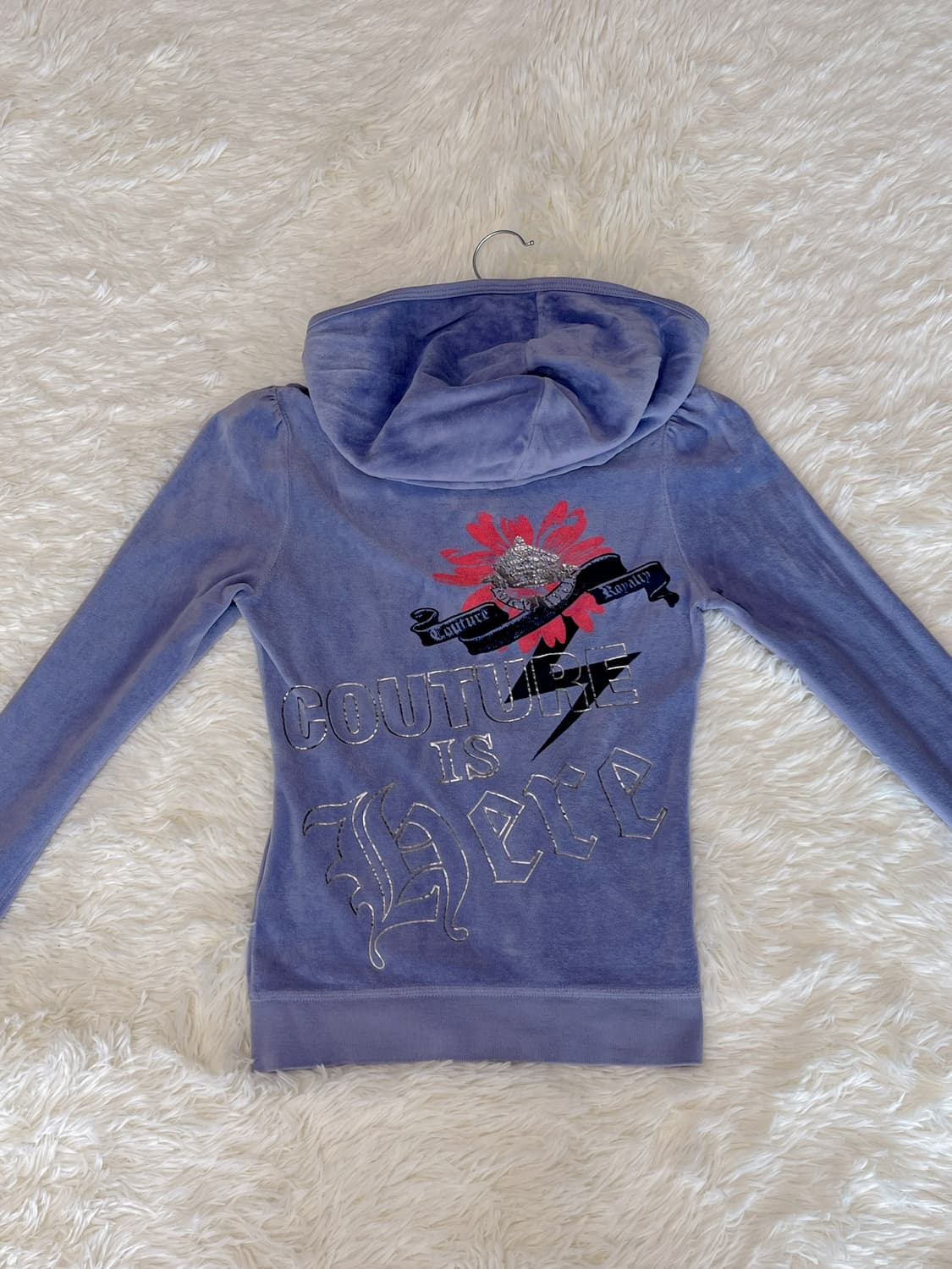 유일매물) 쥬시 꾸뛰르 벨벳 후드집업 y2k 갸루템 상품이미지3