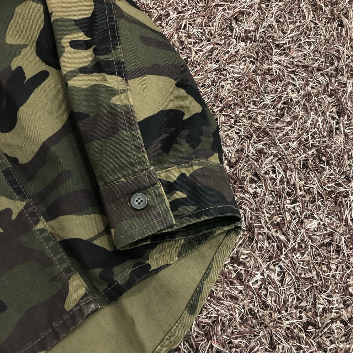 폴프랭크 로고 패치 카모 셔츠 상품이미지3