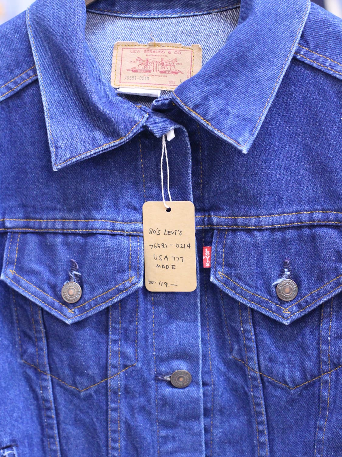 80s USA MADE Levi’s 76581-0214  상품이미지3