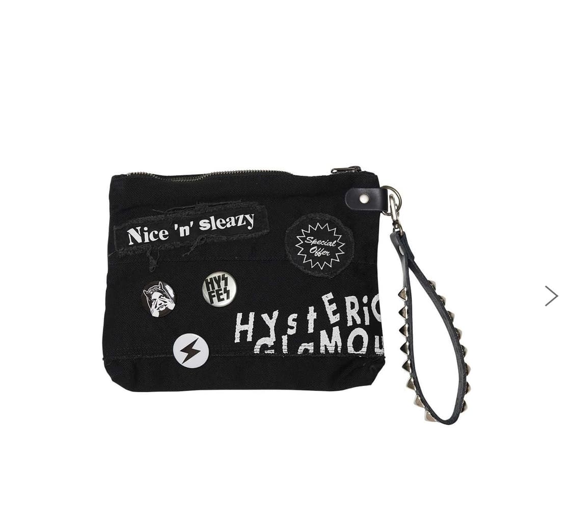 HYSTERIC GLAMOUR STUDS BELT CLUTCH BAG 상품이미지1