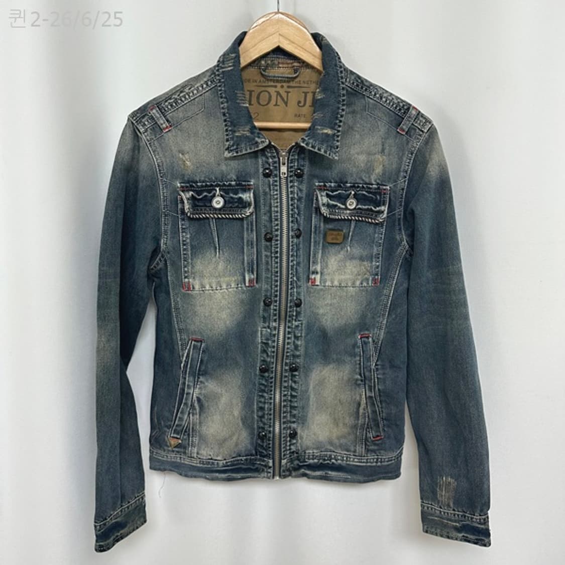 NEWJEANS 남자 데님 집업자켓 ONE SIZE 상품이미지1