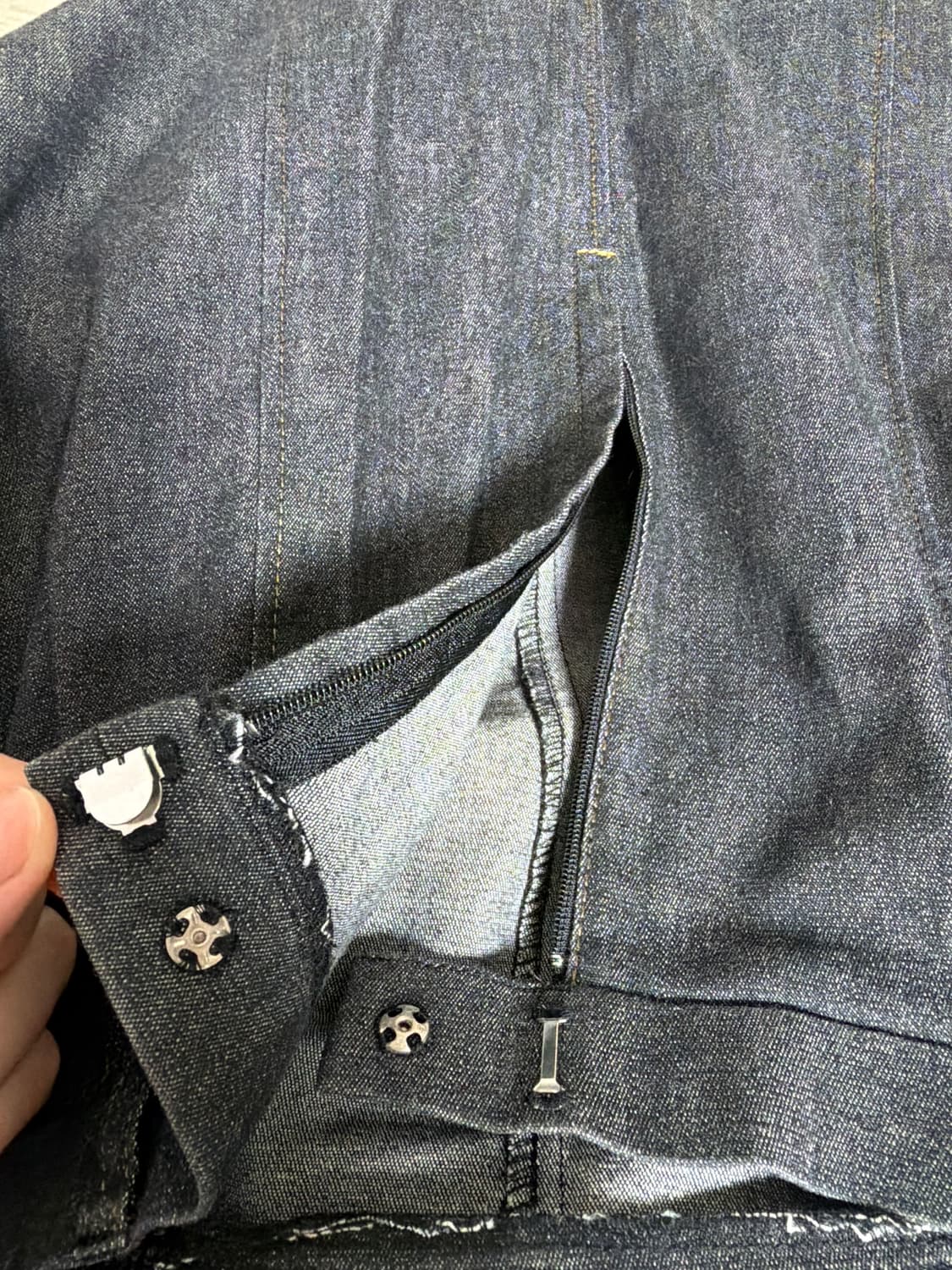 일본 빈티지 데님 스커트 상품이미지5