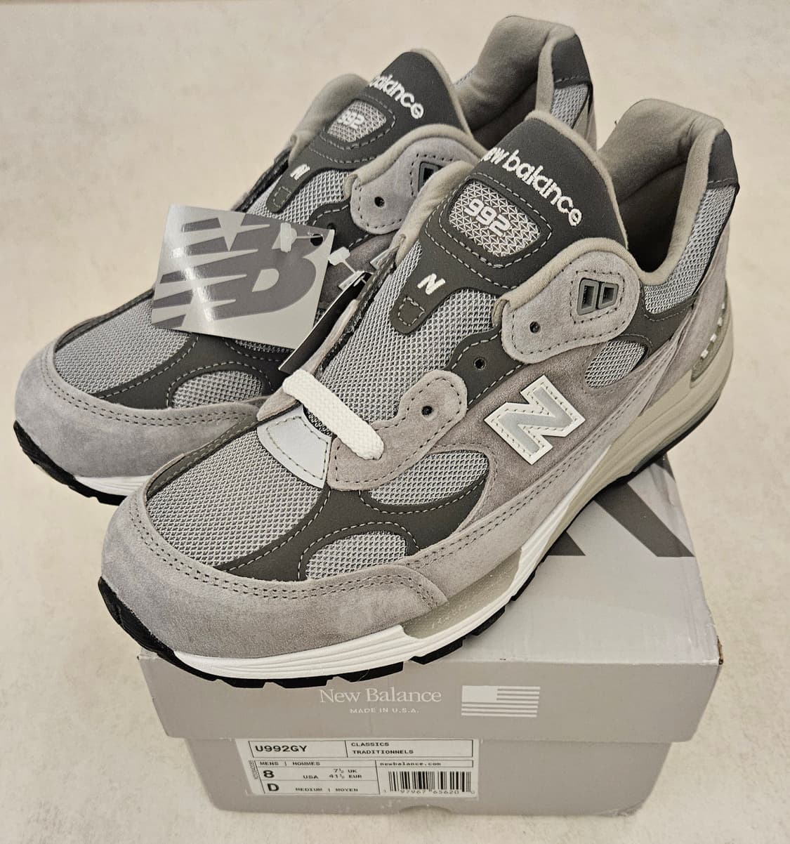 뉴발란스 992 그레이 260~275 상품이미지1