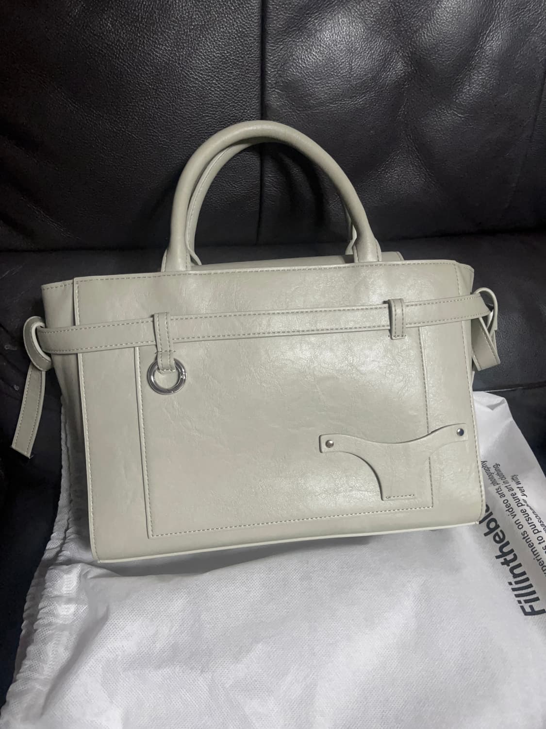 실제사진ㅇ)필인더블랭크 work kit bag stone 상품이미지2