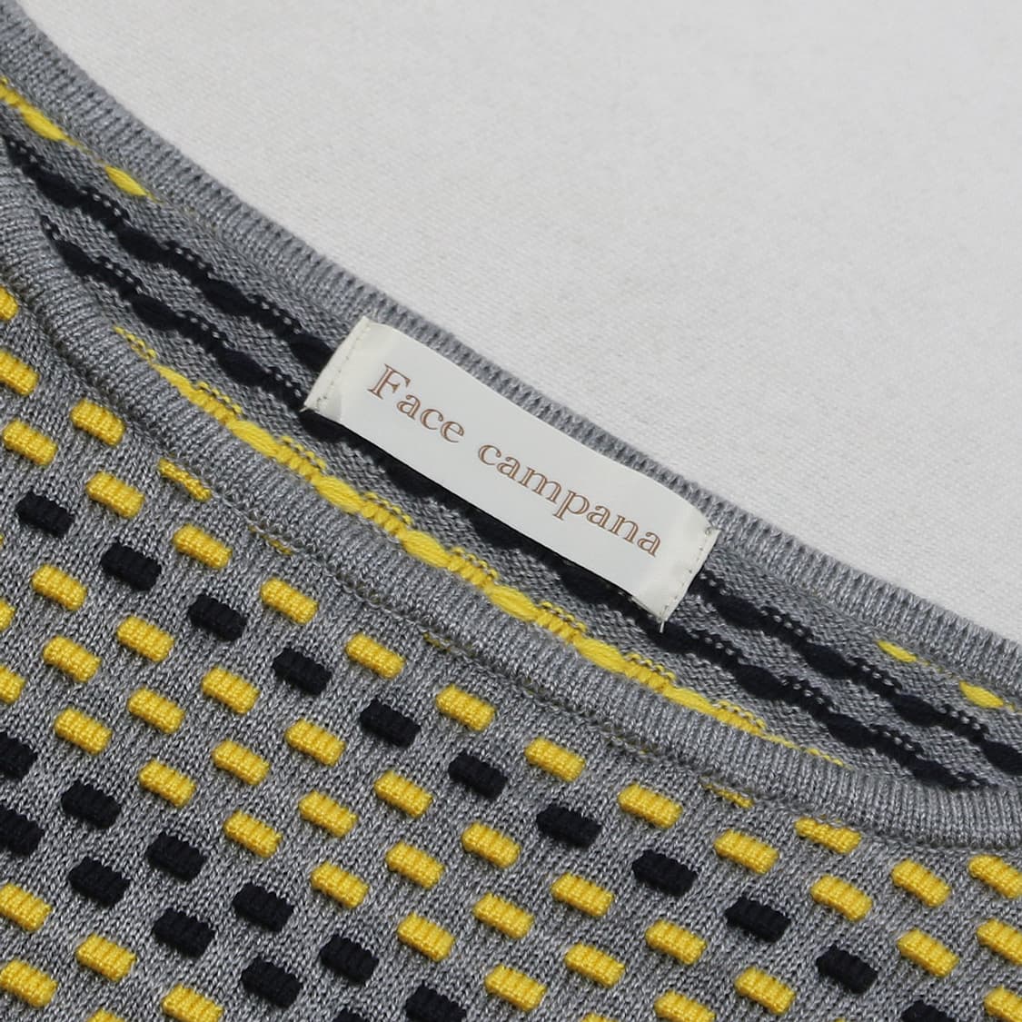 Face campana 패턴 니트 (여성용) 상품이미지5