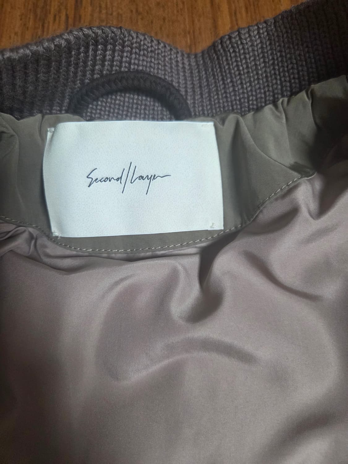 세컨드레이어 숏 봄버 자켓 상품이미지3