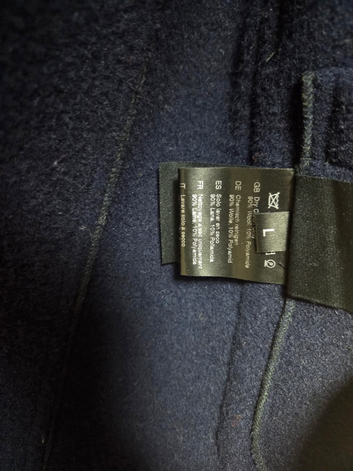 글로버올 미드몬티 네이비 더플 코트 L 새제품 상품이미지4