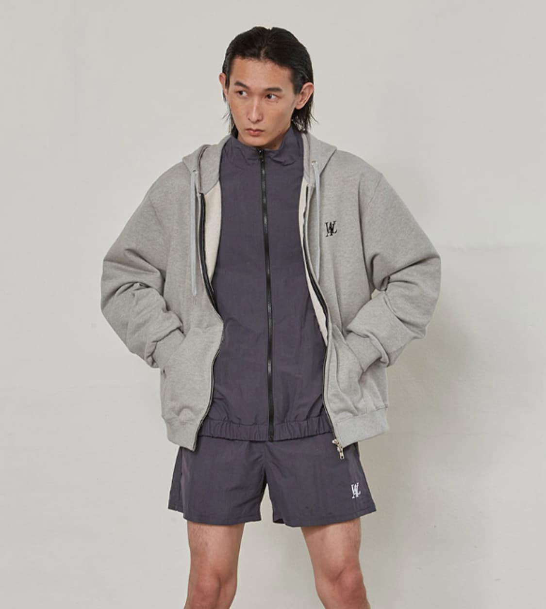 우알롱 후드집업 L  상품이미지1