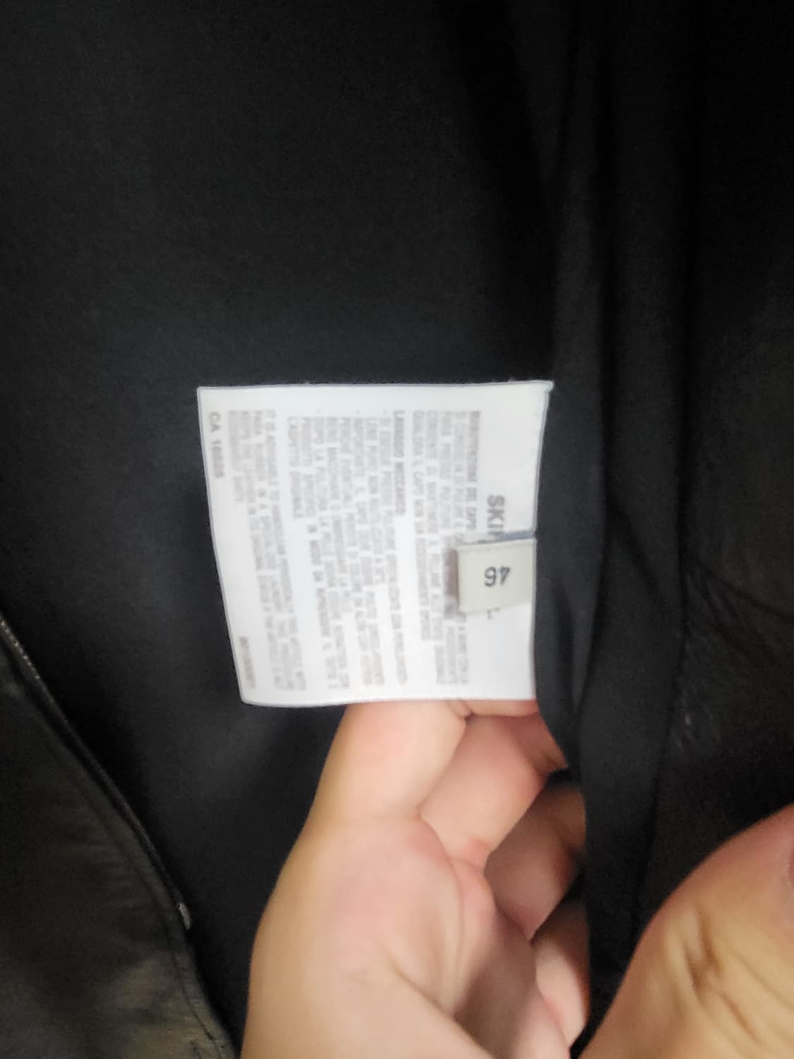 Emporio Armani 90s Leather Jacket 상품이미지8