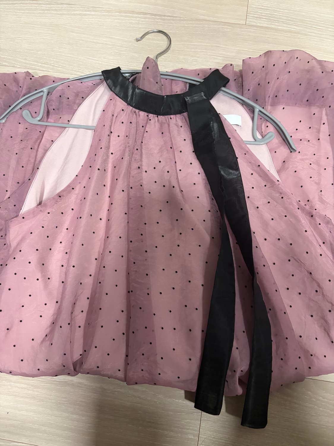 신스덴 도트 홀터 원피스 상품이미지7