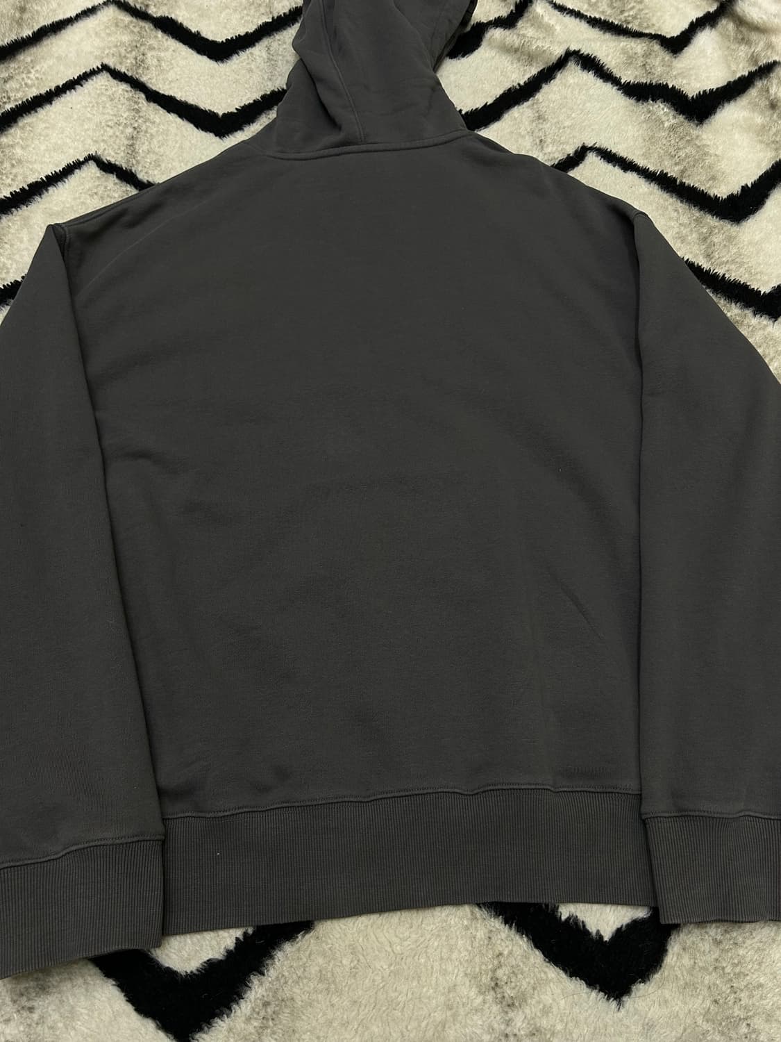 [L]트레셔 플레임 오버핏 후드/챠콜 상품이미지4