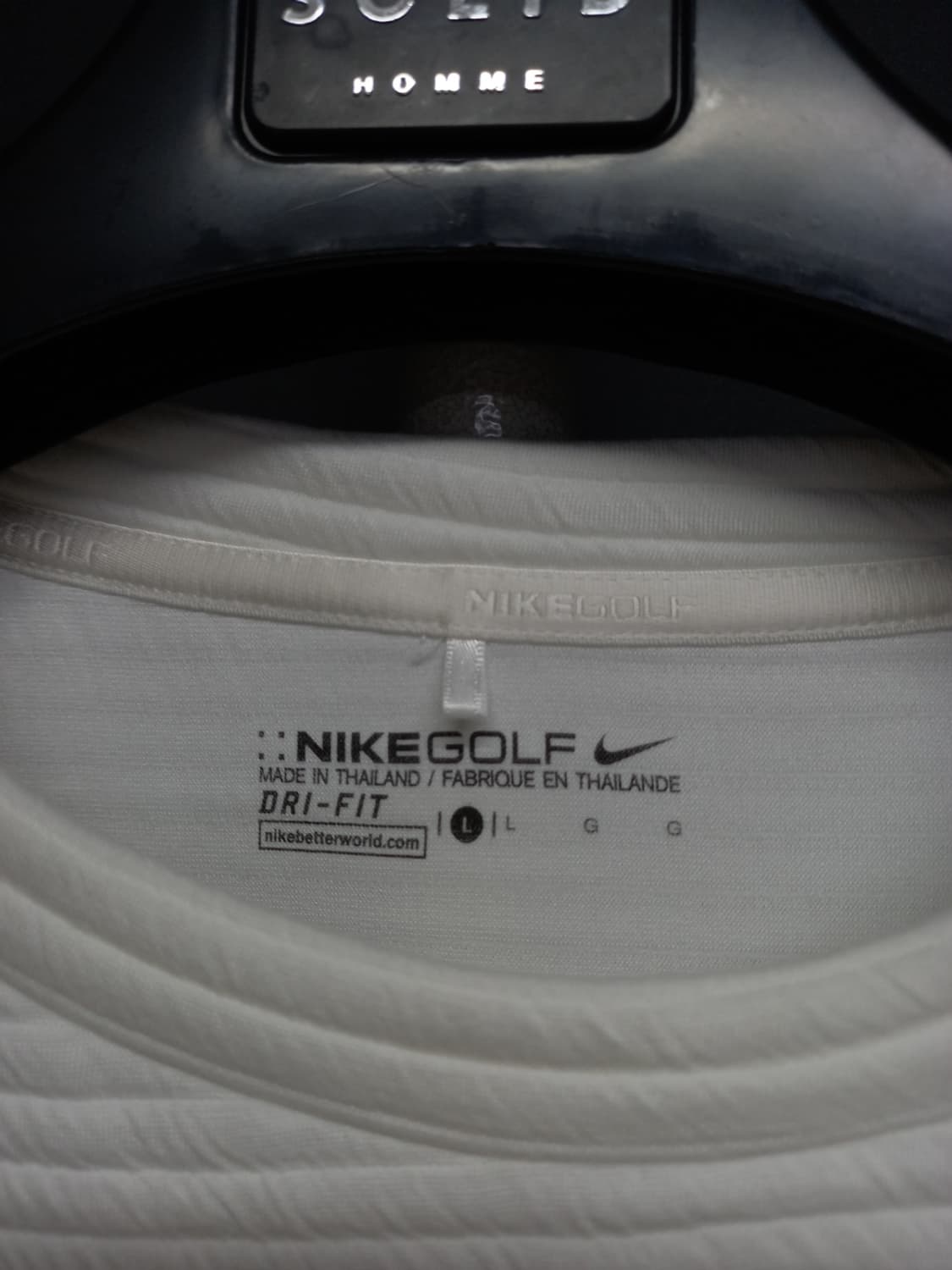 새 나이키 골프 춘추동 남성 엠보 티셔츠 100.105 상품이미지8