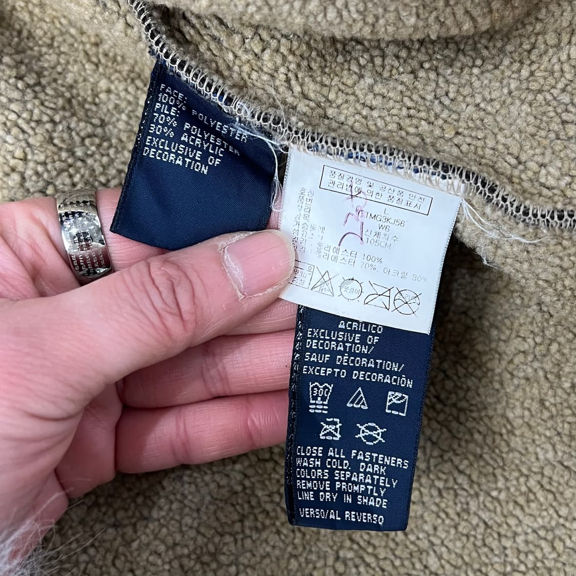 타미힐피거 스웨이드 워크자켓 s09436 상품이미지7