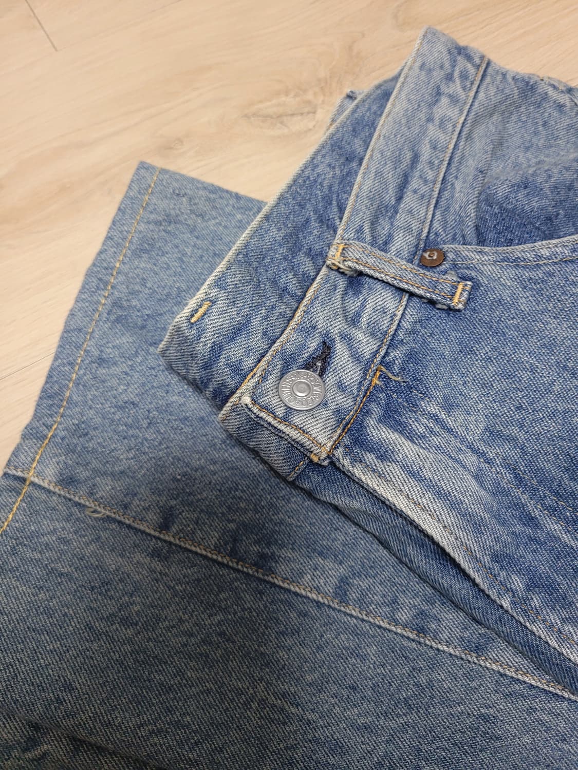 [네고가능,체감34] 캡틴선샤인 스케이트 슈컷 데님 빈티지워시 36 상품이미지6