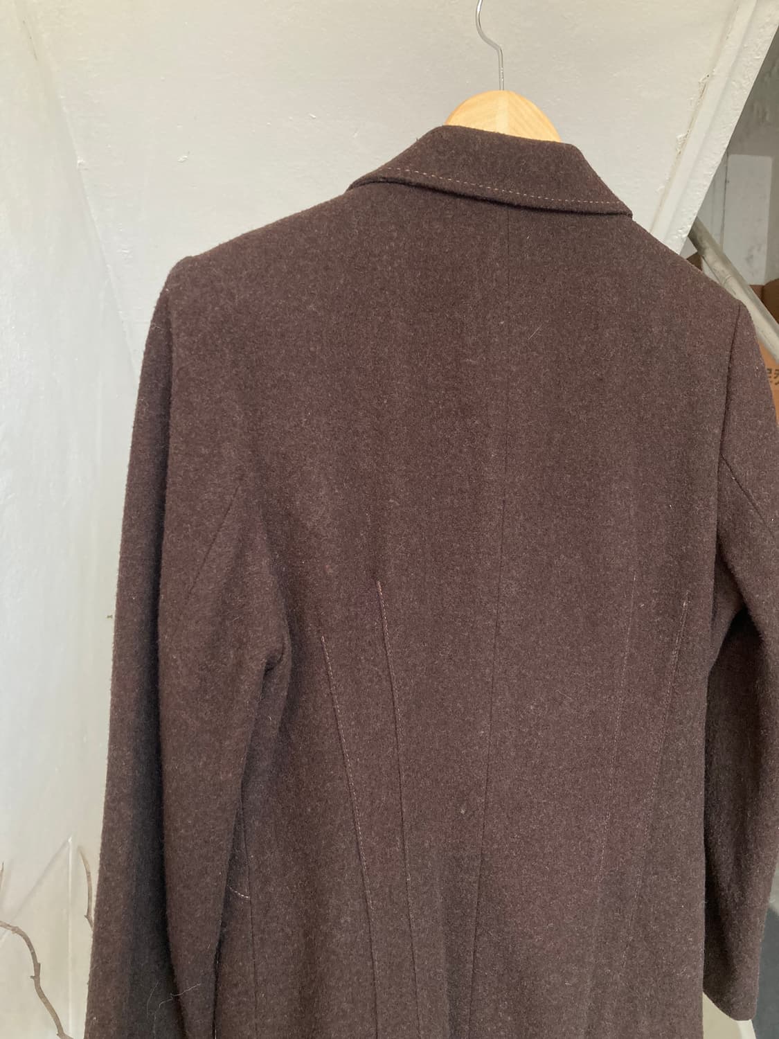 빈티지 브라운 숏 코트 상품이미지6