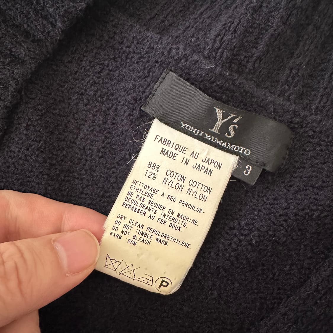 요지야마모토 Y's 가디건 상품이미지7