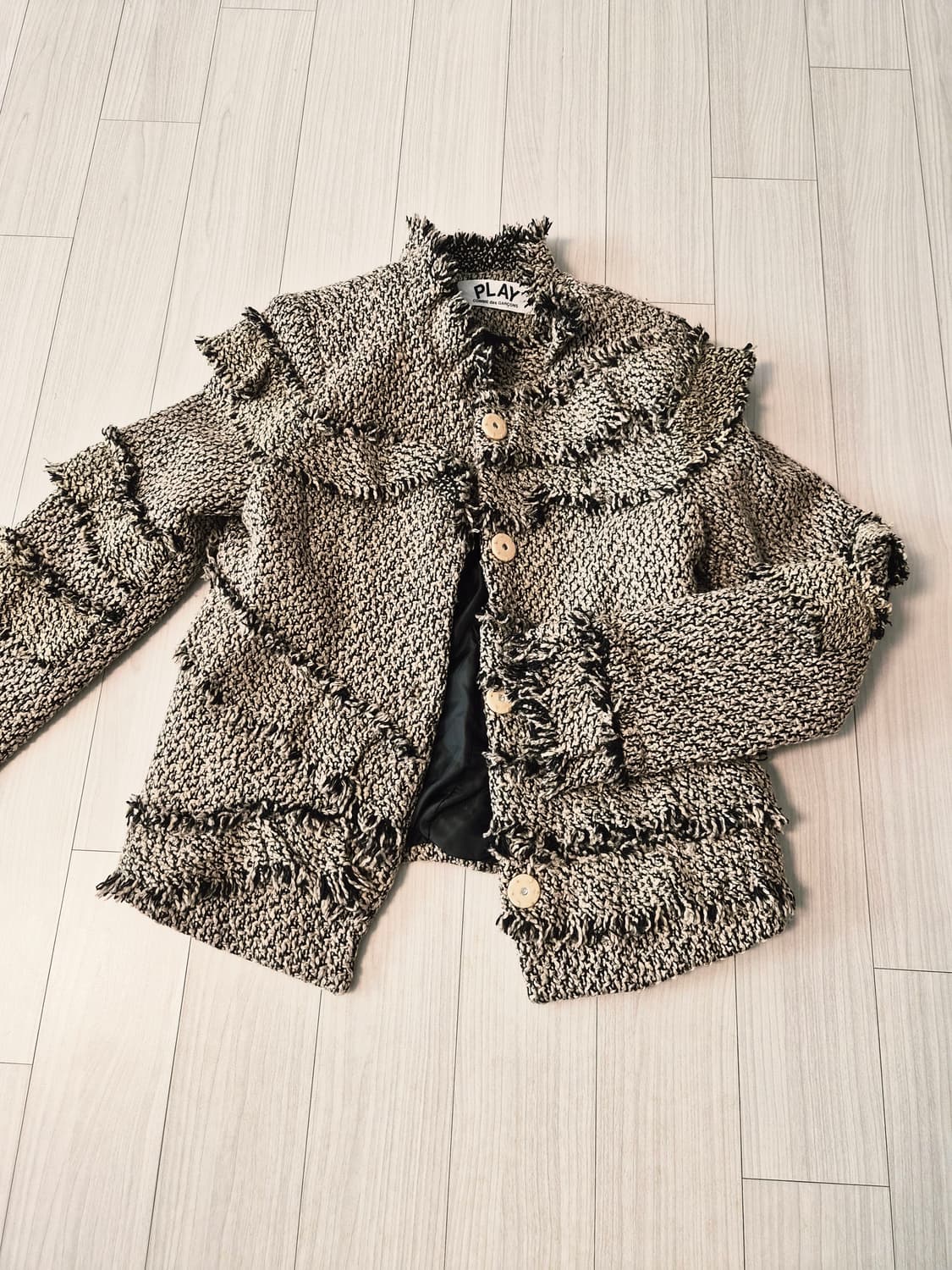 프렌치 시크 레이어드 트위드 자켓 상품이미지2