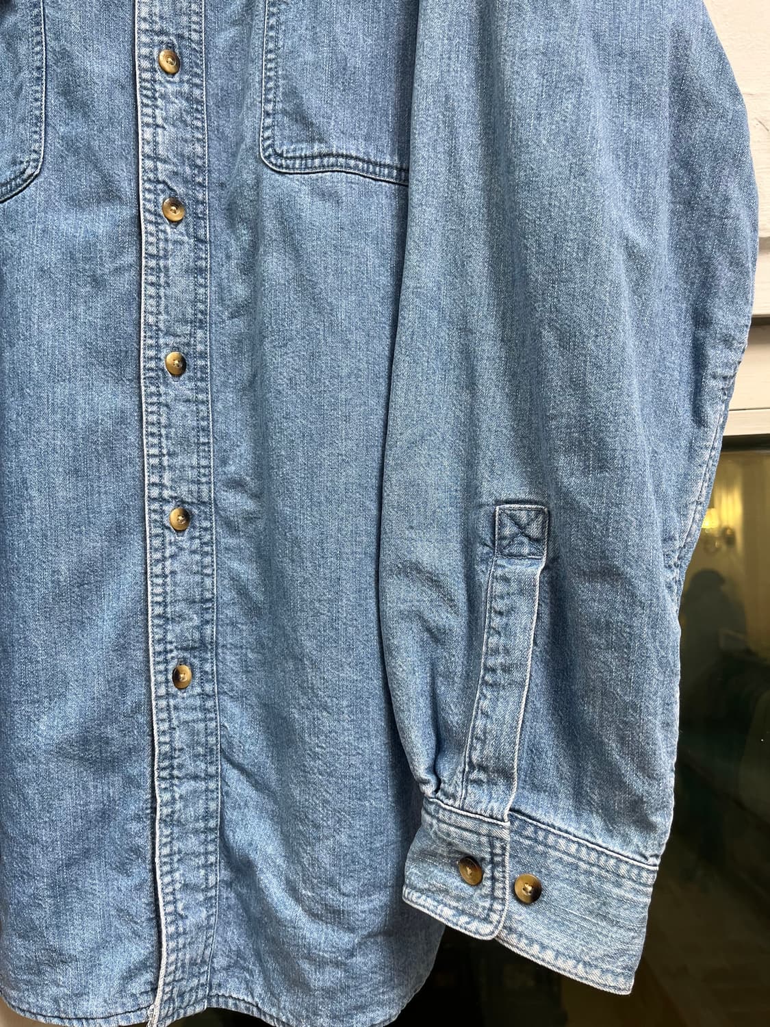 L.L.Bean 투포켓 데님셔츠 Men XL-REG 상품이미지4