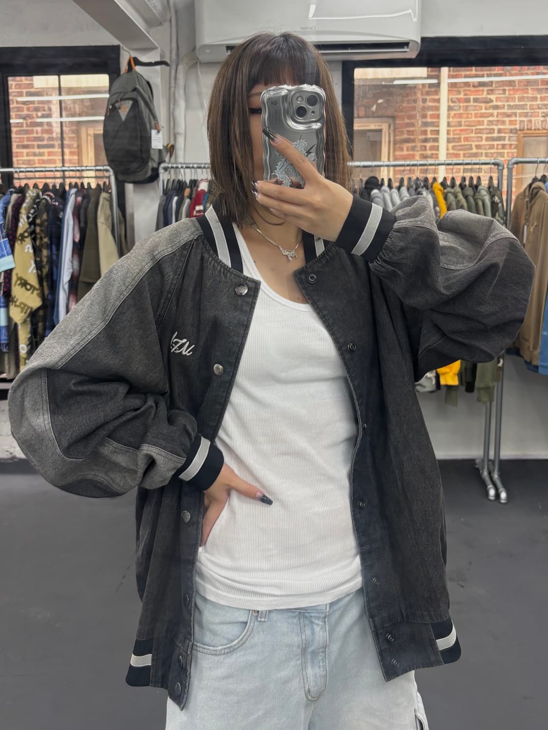 마자플라바 올드스쿨 데님 바시티 상품이미지3